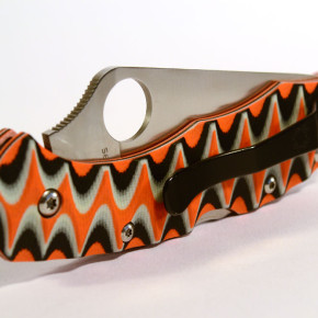 Spyderco Delica custom scales "bengal"